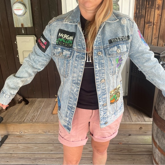 Custom made handpainted jacket - Picture 12 of 16